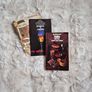 Vintage Recipe Books Drinks Food Magazines Fondue Amaretto Di Saronno The Bacard
